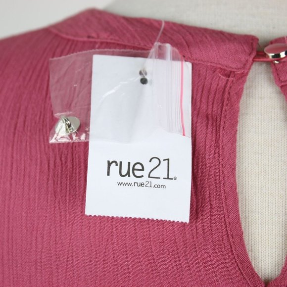 NWT Rue 21 Womens Small Crochet Boho Top - Picture 5 of 6